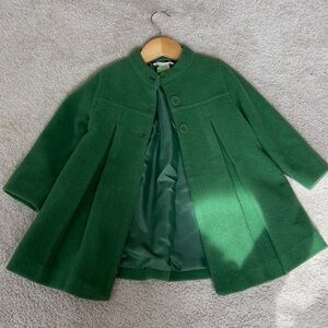 Green Kids Coat